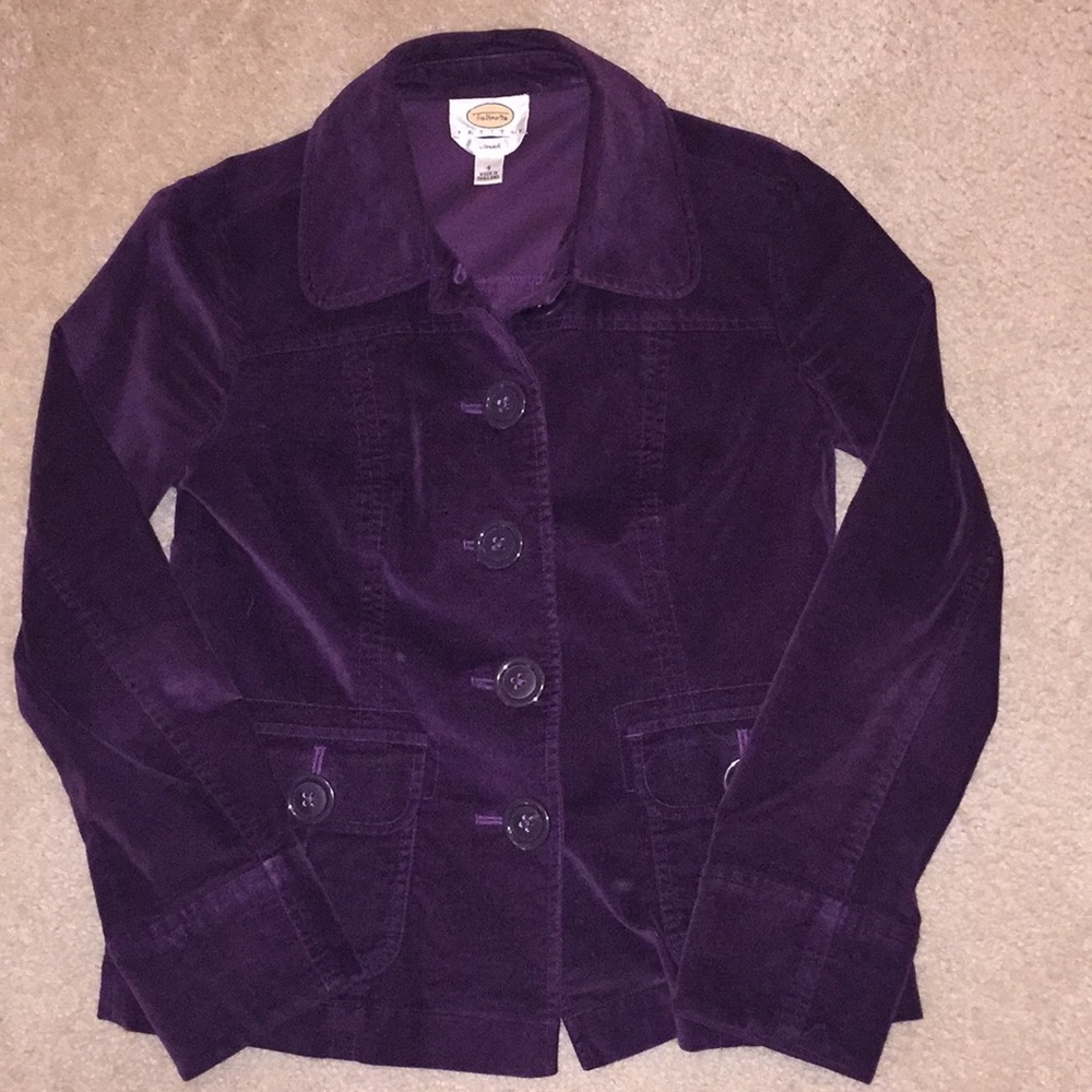 Talbots Purple Jacket SZ 4P